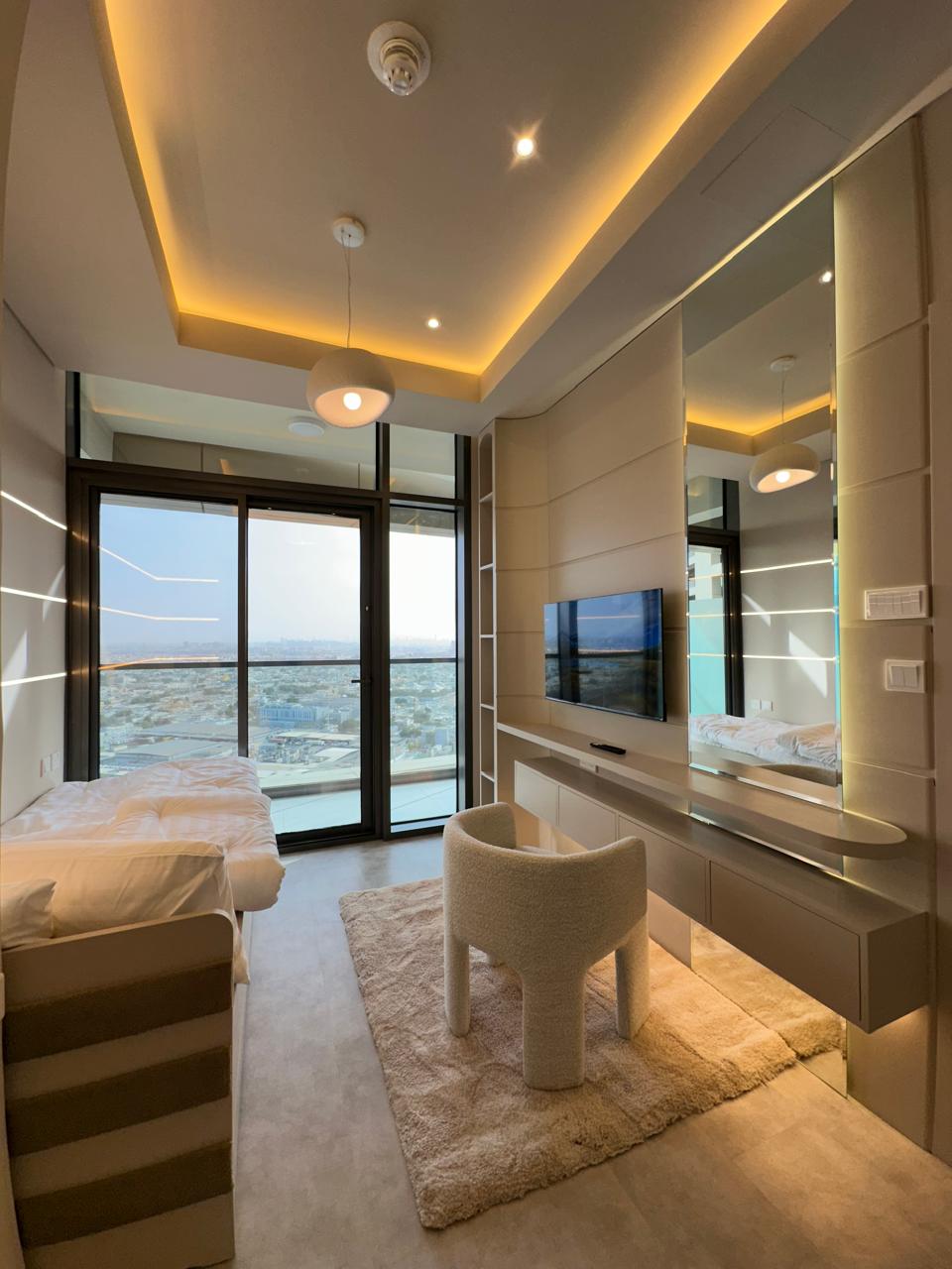 Integrated media & dressing wall
